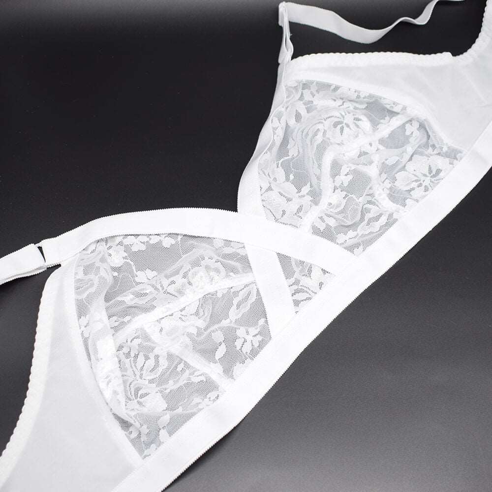 Full Coverage Unlined Cross Your Heart Bra
