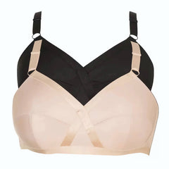 Full Coverage Unlined Cross Your Heart Bra