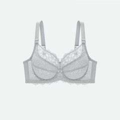Full Coverage Unlined Lace Bra
