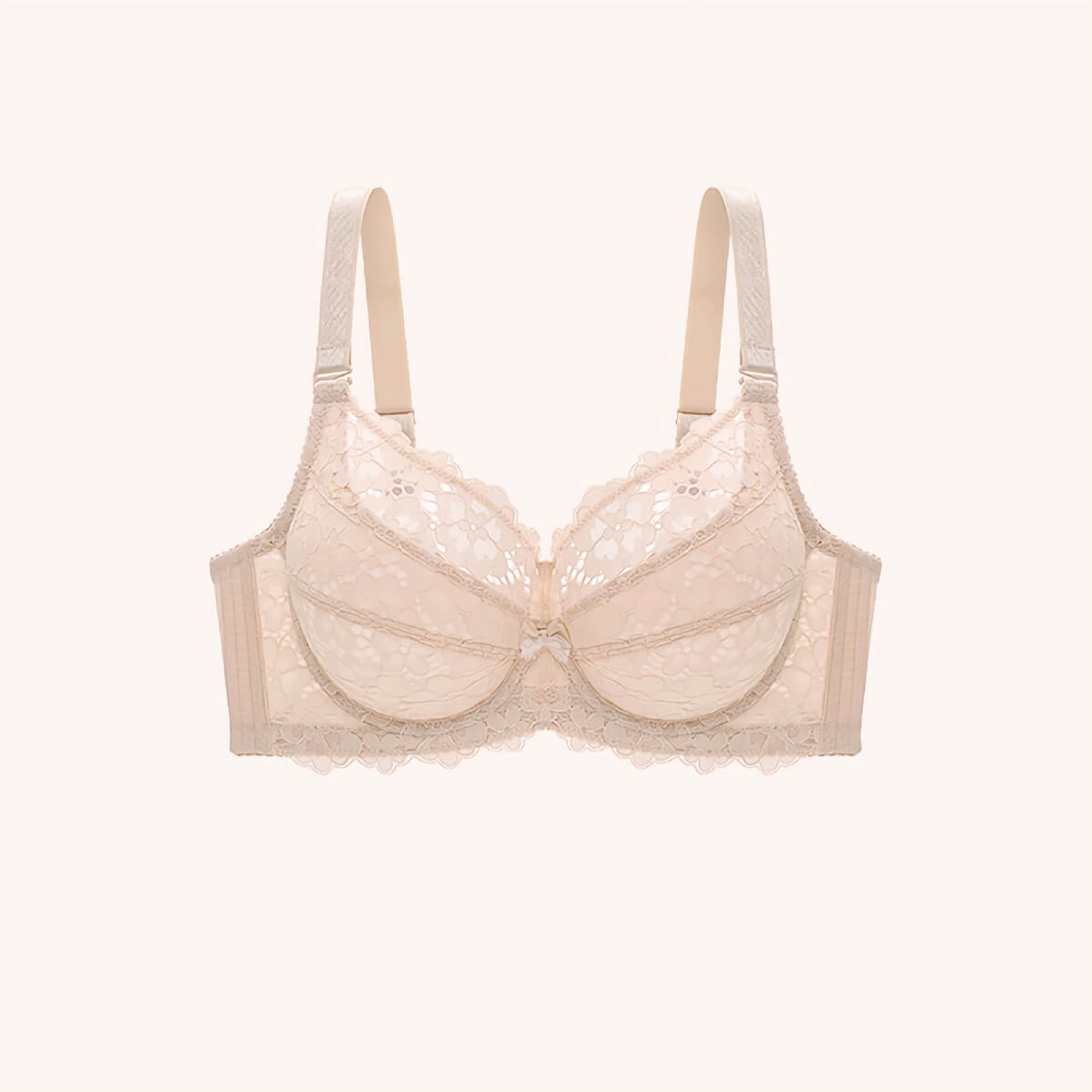 Full Coverage Unlined Lace Bra