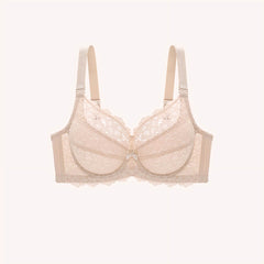 Full Coverage Unlined Lace Bra