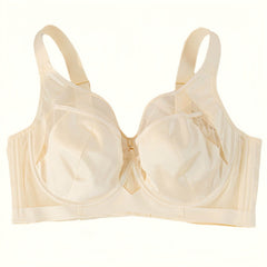Full Figured Bra C D E Cup, Full Coverage Minimizer, Wire-free Anti-sagging, Everyday Lace Plus Size Bra