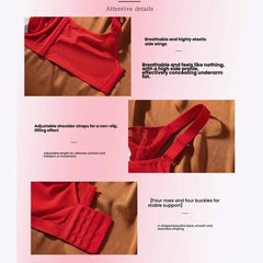 Full Figured Bra C D E Cup, Full Coverage Minimizer, Wire-free Anti-sagging, Everyday Lace Plus Size Bra