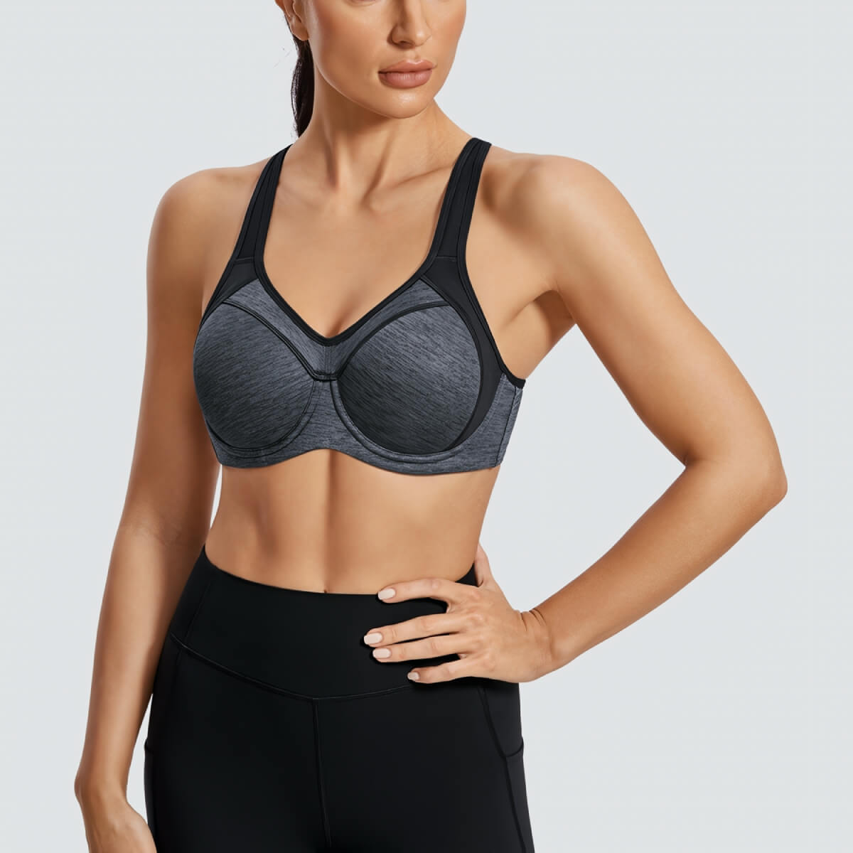 Full Support Racerback Shock Absorber Bra
