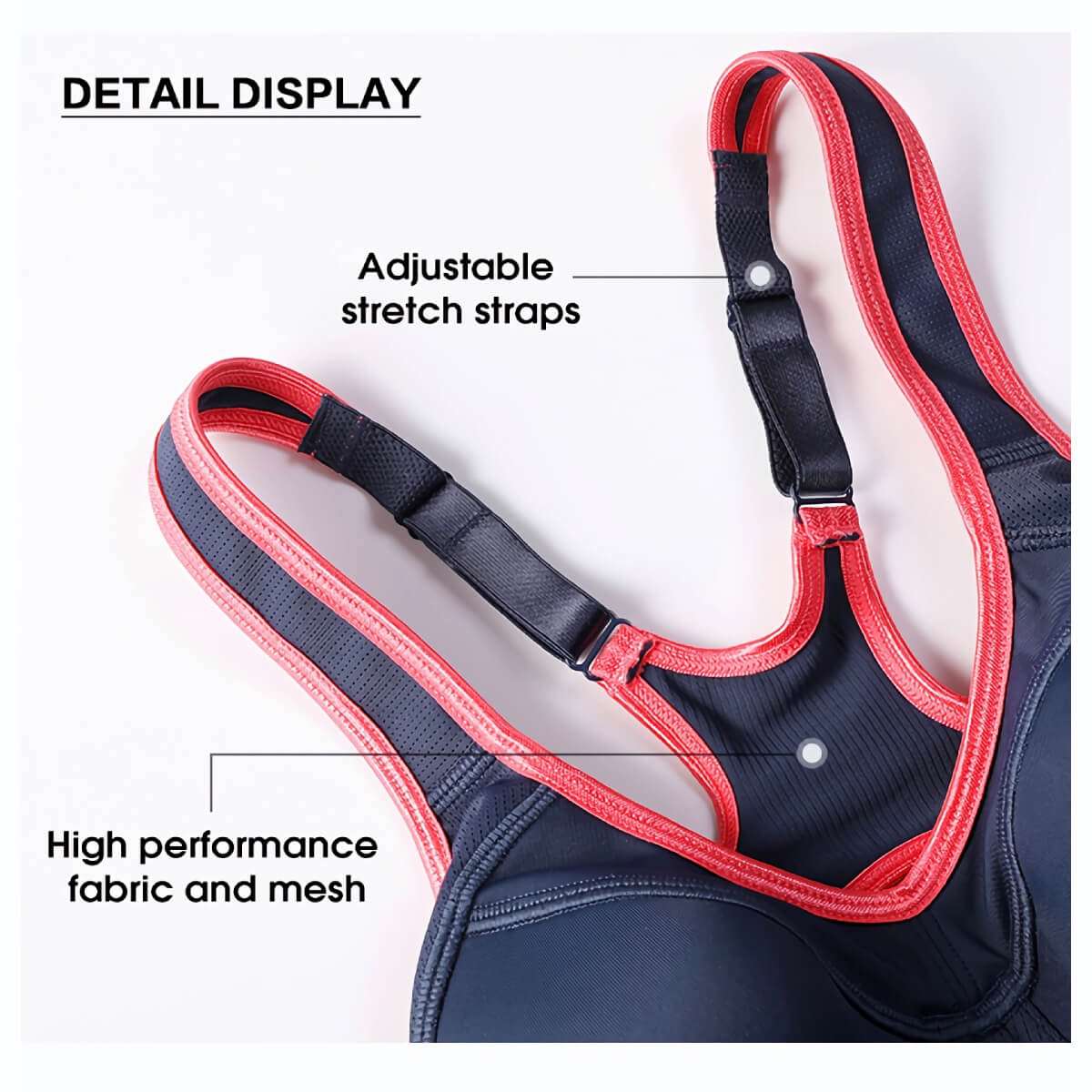 Full Support Racerback Shock Absorber Bra