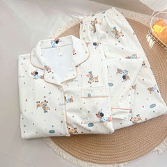 Cozy Hello Kitty Pajamas for Women, Warm Fleece Long-sleeved Loungewear Set