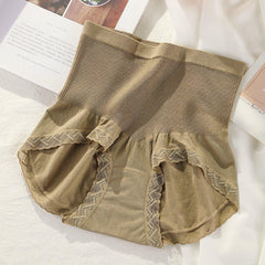 Girls Seamless High Waisted Brief Underwear