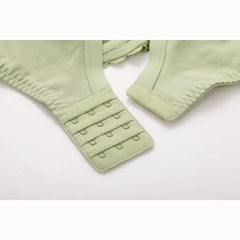 Green Floral Minimizer Underwire Lace Bra