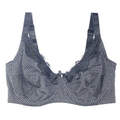 Fashion Polka Dot Women's Push Up Plus size Bra