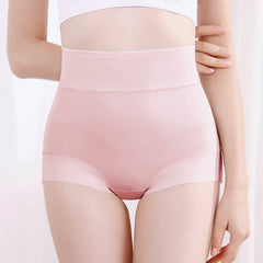 High-waisted Cotton Antibacterial women's Plus Size Panties