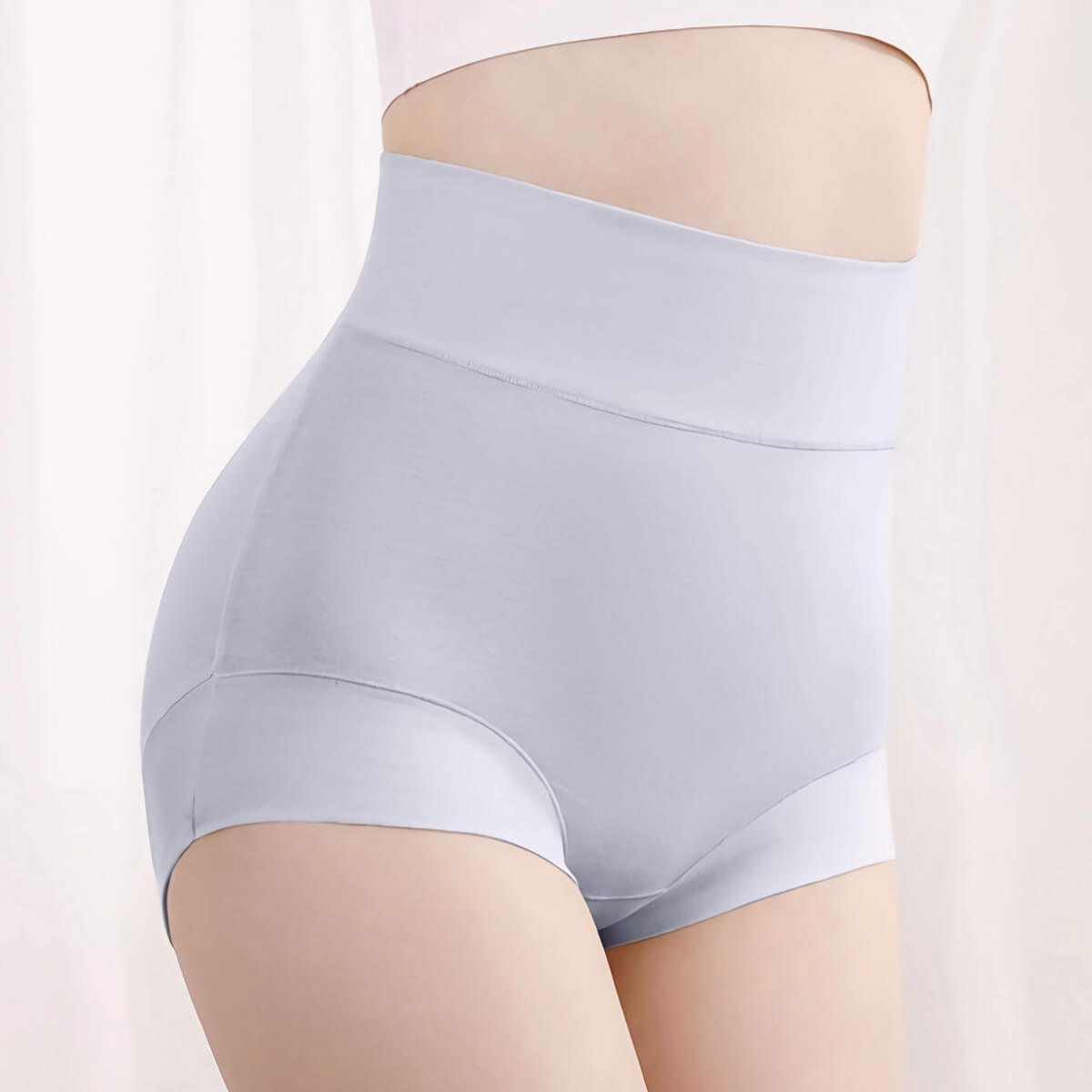 High-waisted Cotton Antibacterial women's Plus Size Panties