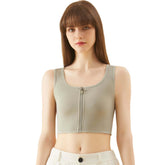 Ice Silk Front Closure Compression Bra for Breast Reduction