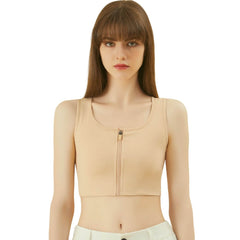 Ice Silk Front Closure Compression Bra for Breast Reduction