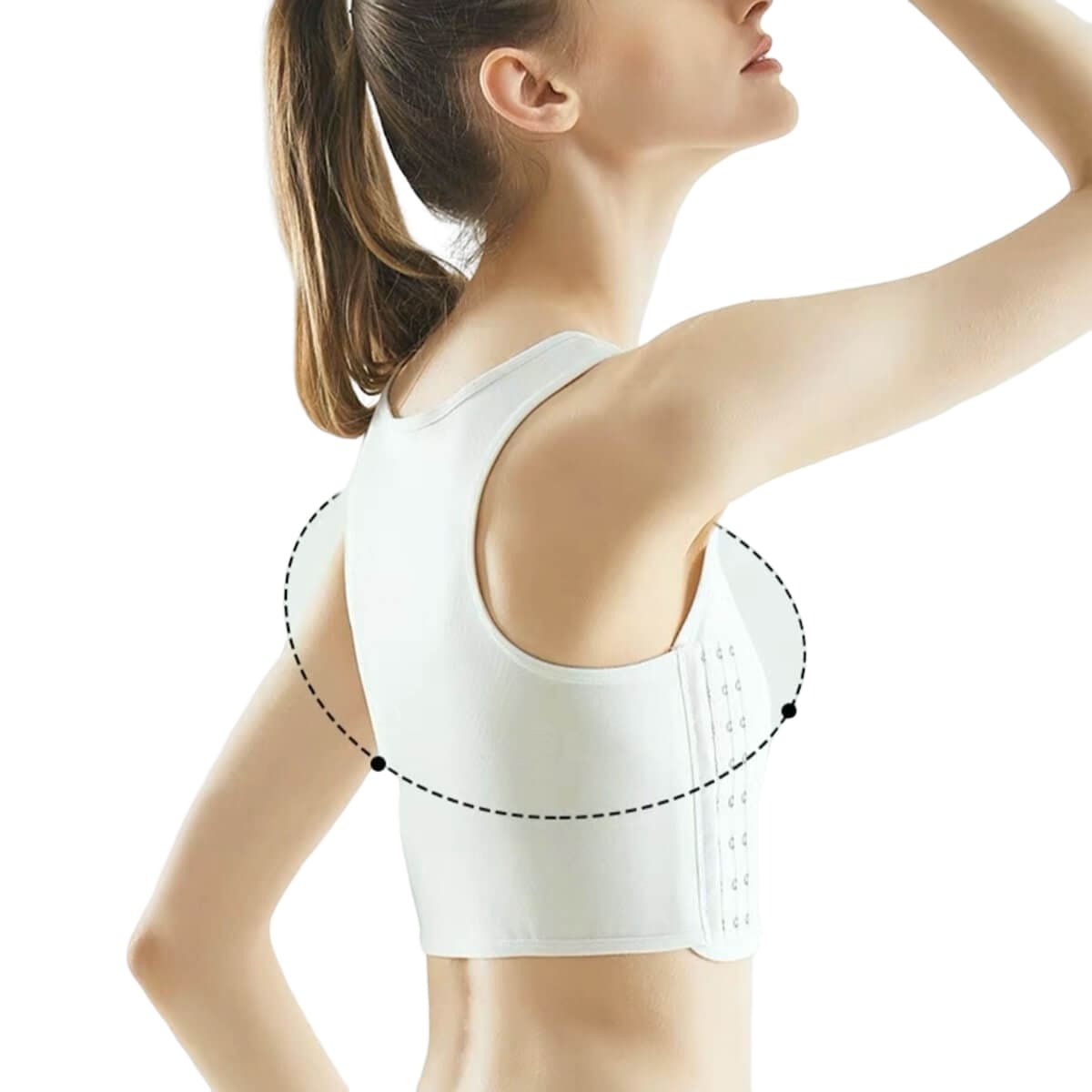 Ice Silk Side Closure Breast Reduction Bra