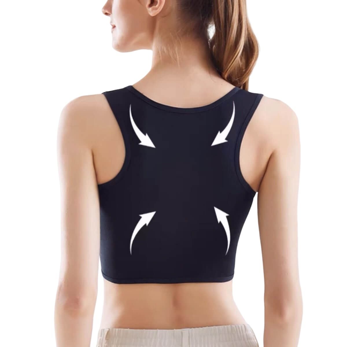 Ice Silk Side Closure Breast Reduction Bra