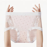Lace Floral Cotton Women's Briefs 4-Pack 40-100kg