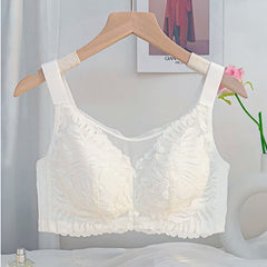 Lace Plus Size Full Cup Bra B-E Cup, Anti-exposure minimizer, Everyday anti-sagging bra