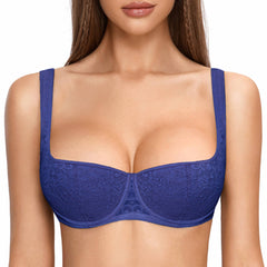 Lace Push Up Balconette Bra