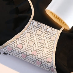 Leopard Print High Cut Silk Panty Brief