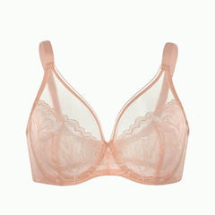 Lightly Lined Lace Minimizer Bra