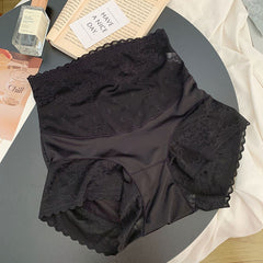 Luxurious Tummy-control Floral Lace Brief Panties