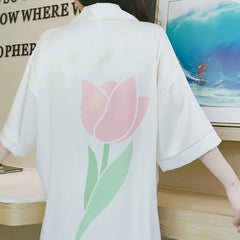 Luxury Plus Size Satin Nightdress