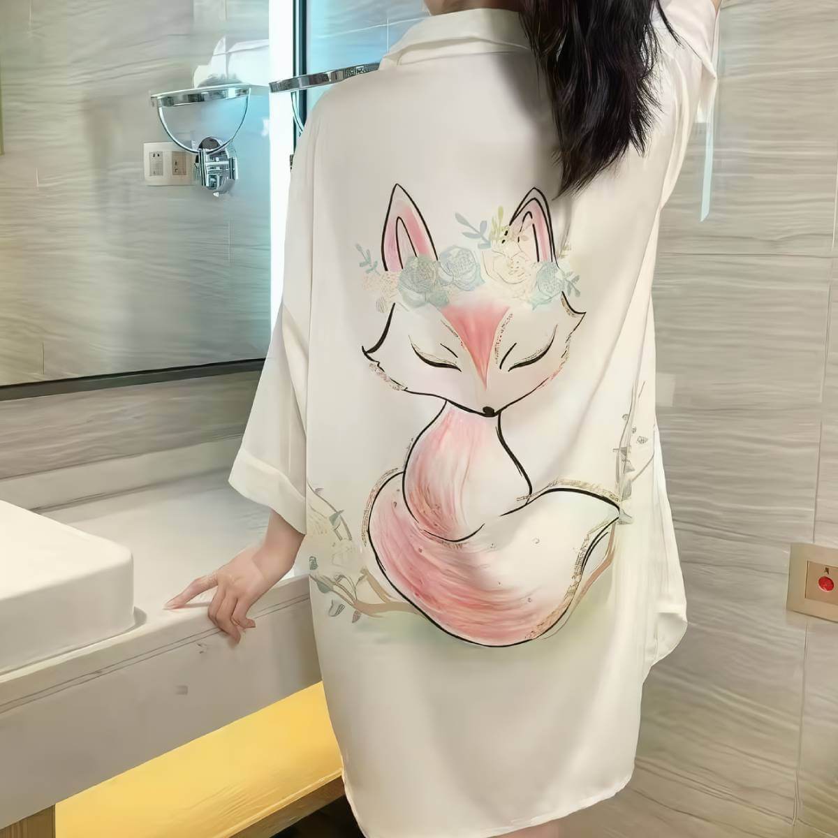 Luxury Satin Nightshirt for Women
