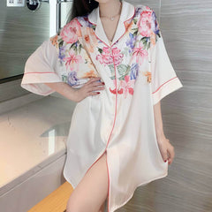Luxury Satin Nightshirt for Women