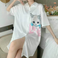 Luxury Satin Nightshirt for Women