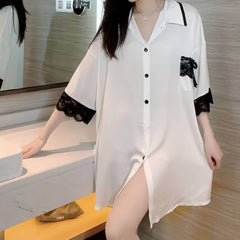 Luxury Satin Nightshirt for Women