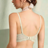 Minimizer Underwire Green Lace Bra