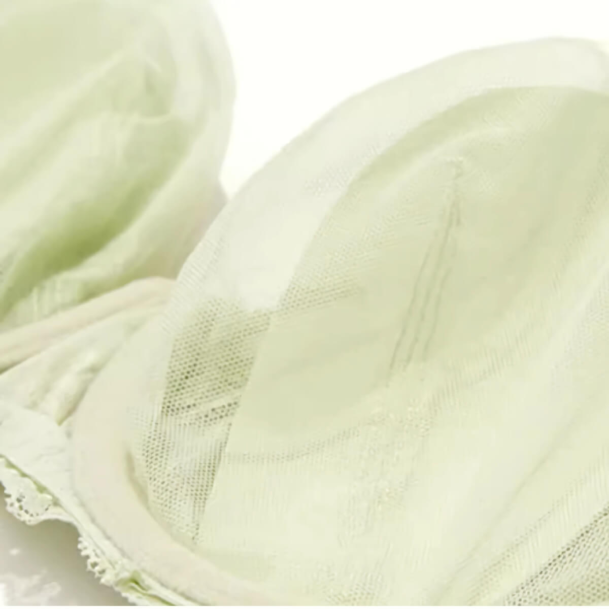 Minimizer Underwire Green Lace Bra