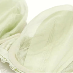 Minimizer Underwire Green Lace Bra