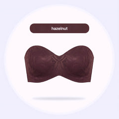 Non-Slip Strapless Bra for Heavy Bust | Uplift & Minimizing Support for C+ Cups