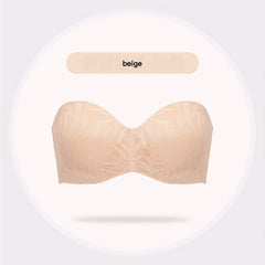 Non-Slip Strapless Bra for Heavy Bust | Uplift & Minimizing Support for C+ Cups