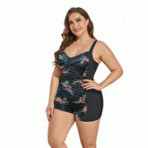 One Piece Plus Size Push Up Swimsuit