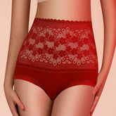 Plus Size High Cut Warm Antibacterial Panty Brief 11