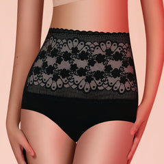 Plus Size High Cut Warm Antibacterial Panty Brief 11