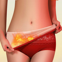 Plus Size High Cut Warm Antibacterial Panty Brief 11
