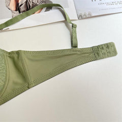 Plus Size Lace Support Bra - Thin Cup, Lift & Smoothing Fit