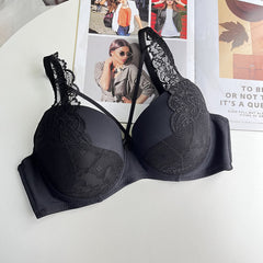 Plus Size Lace Support Bra - Thin Cup, Lift & Smoothing Fit