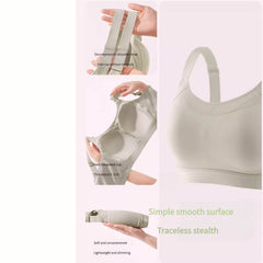 Plus Size Lifting Shock-absorbing Minimizer Sports Bra for Heavy Breast