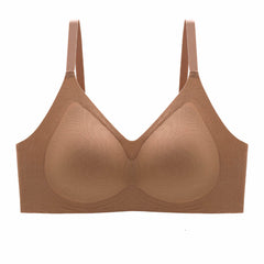 Plus Size Seamless Wire Free Lift Minimizer Bra