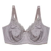 Fashion Polka Dot Women's Push Up Plus size Bra