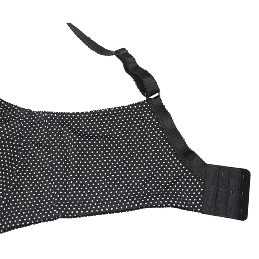 Fashion Polka Dot Women's Push Up Plus size Bra