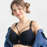 Push Up Soft Wire Minimizer Bra For Women