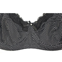 Fashion Polka Dot Women's Push Up Plus size Bra