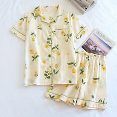 100% Cotton Women's Pajamas for Summer