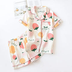 100% Cotton Women's Pajamas for Summer