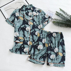 100% Viscose Short-sleeved Plus Size Sleepwear Nightwear